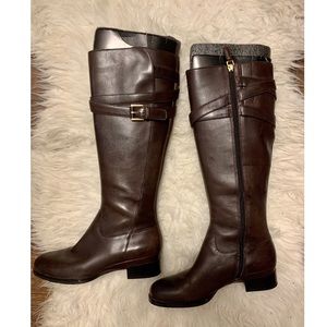 New Ecco equestrian 🐎 leather riding boots US 7/ EU 37